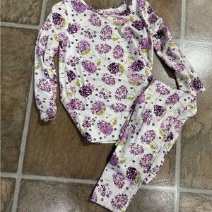 Sweet Honey Floral Kids Pajamas Set